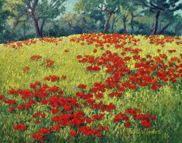 Landscape with Poppies thumb