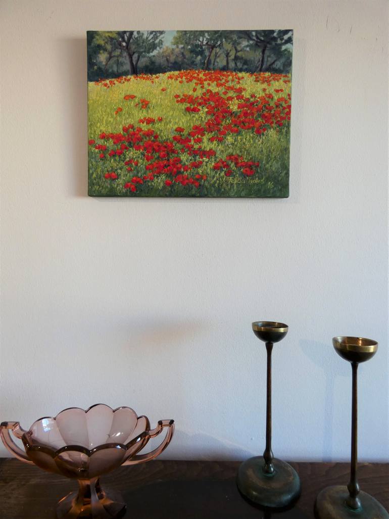 Original Impressionism Landscape Painting by Felicia Trales