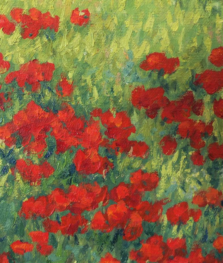 Original Impressionism Landscape Painting by Felicia Trales