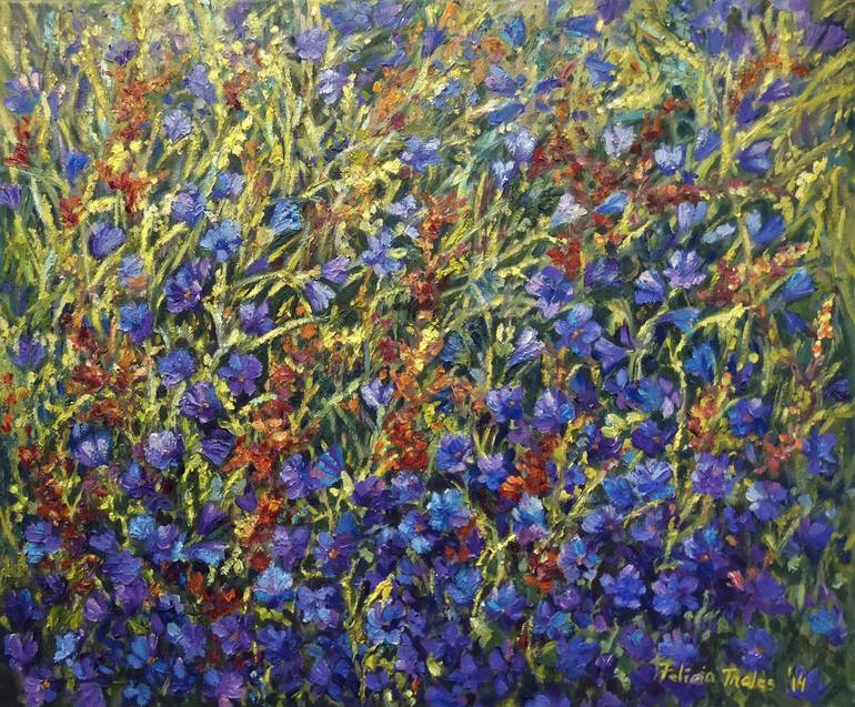 Wild Flowers Painting by Felicia Trales | Saatchi Art