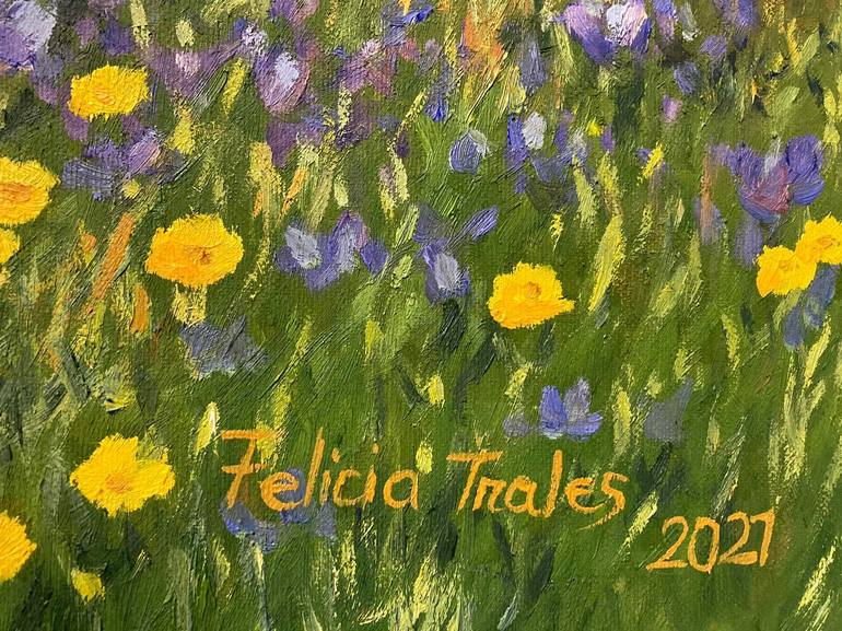 Original Impressionism Landscape Painting by Felicia Trales