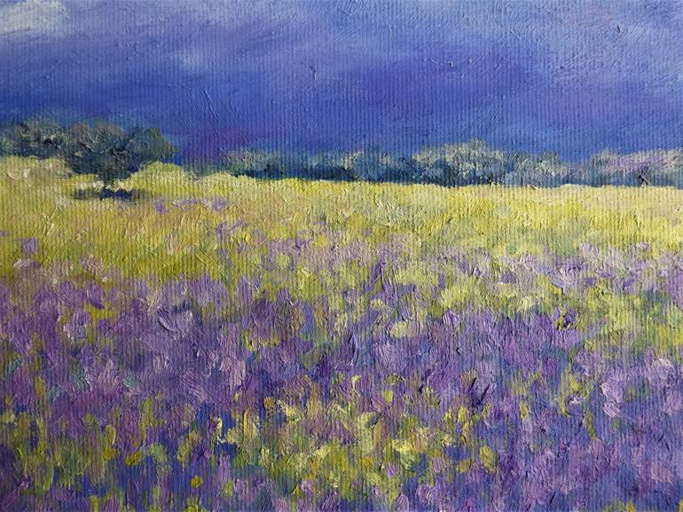 Original Impressionism Landscape Painting by Felicia Trales