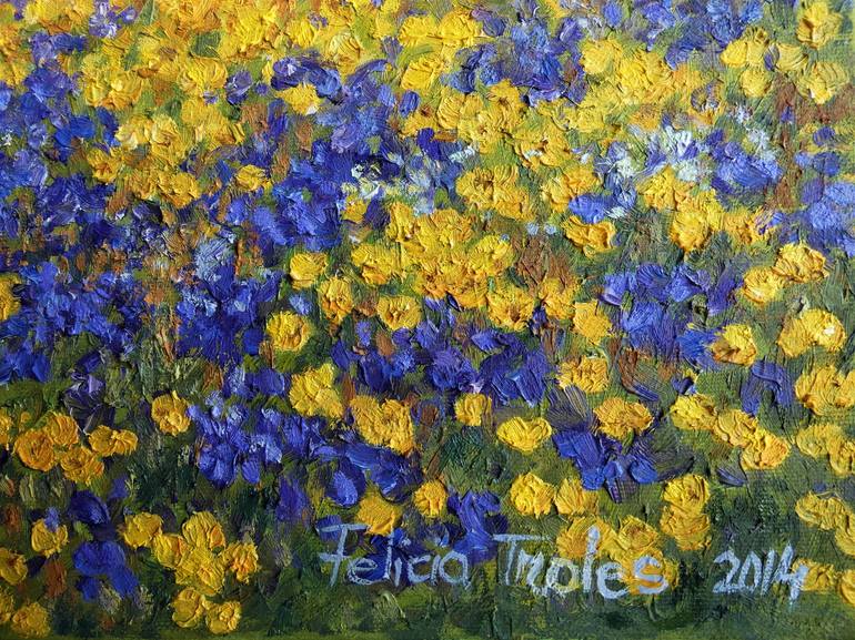 Original Impressionism Landscape Painting by Felicia Trales
