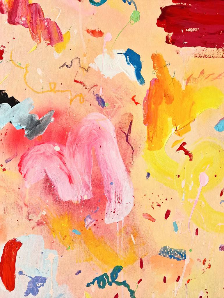 Original Abstract Expressionism Abstract Painting by Mathilde Arthaud