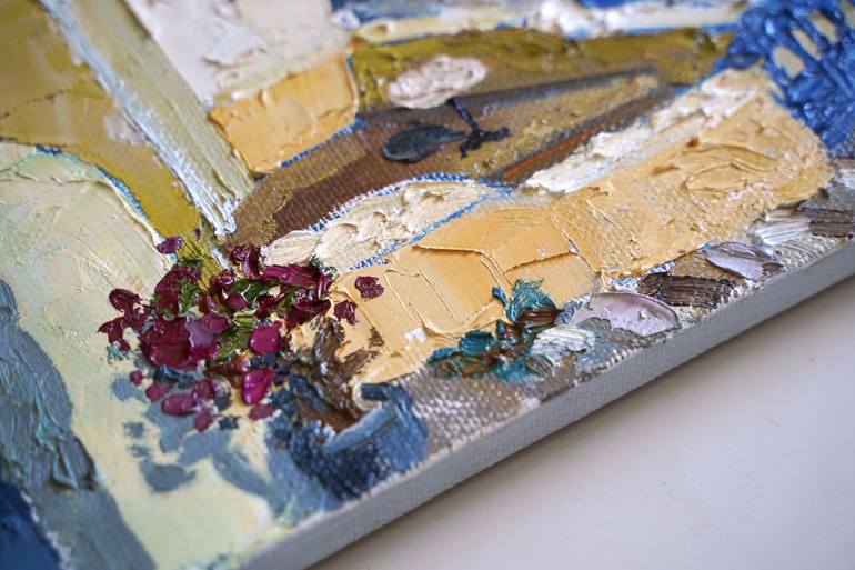 Original Impressionism Landscape Painting by Alena Zolotareva