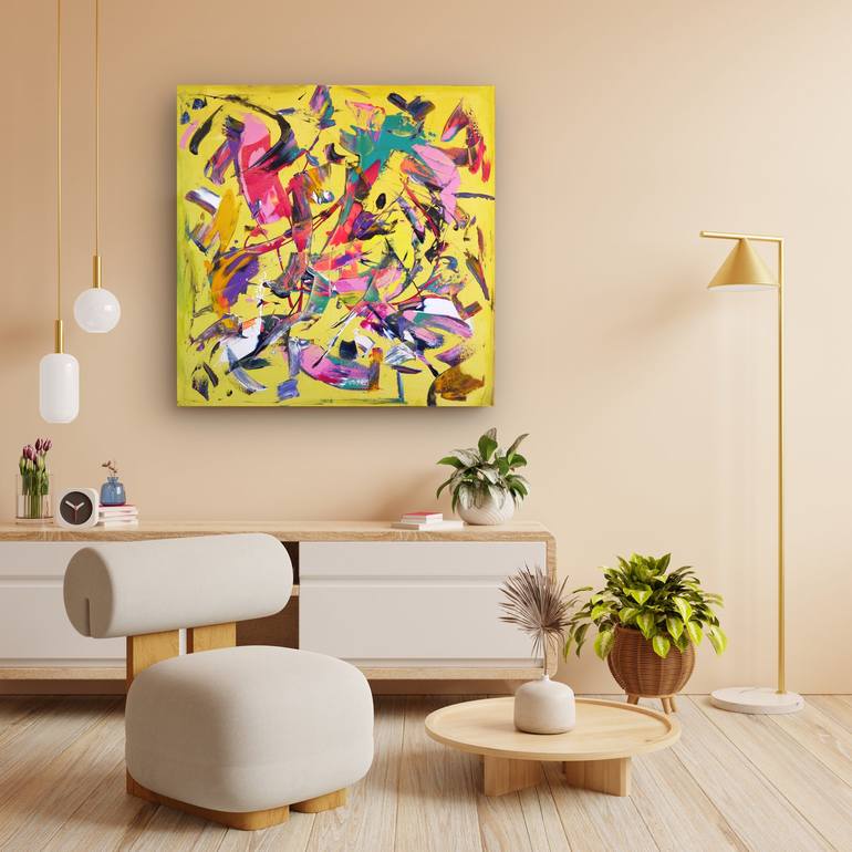 Original Abstract Painting by Rorig Mirtos