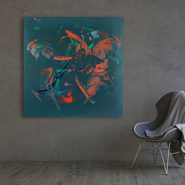 Original Abstract Painting by Rorig Mirtos