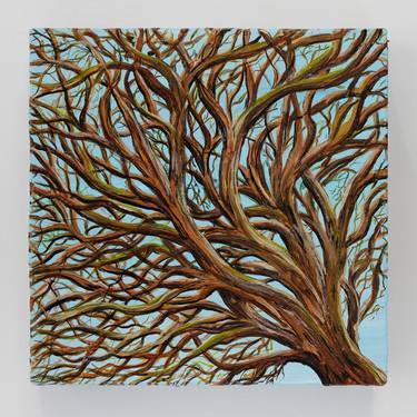 Print of Fine Art Tree Paintings by Roxene Rockwell