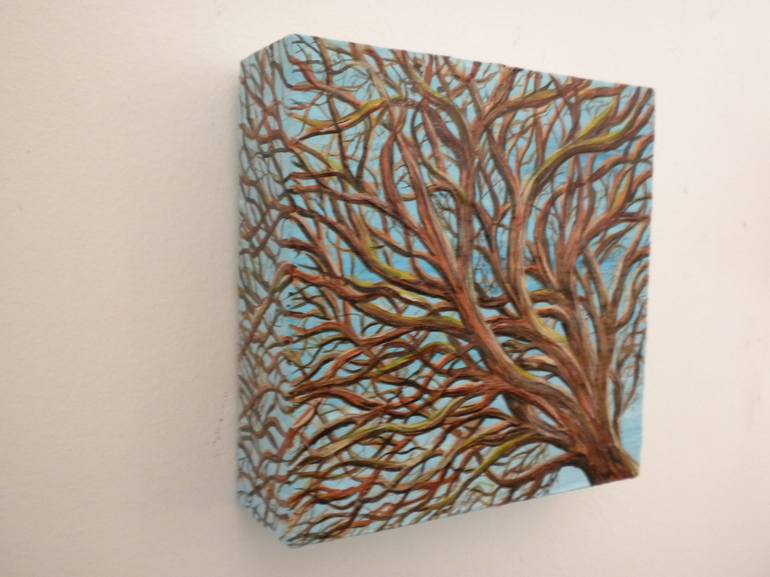 Original Tree Painting by Roxene Rockwell