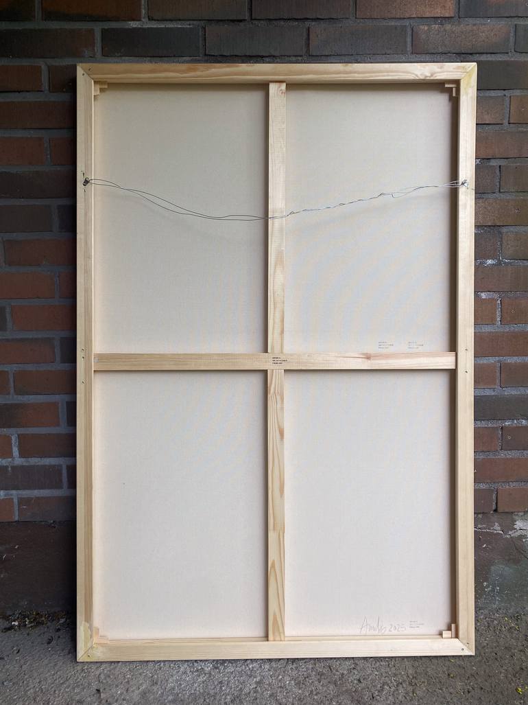 Original Geometric Abstract Painting by Aina Melis