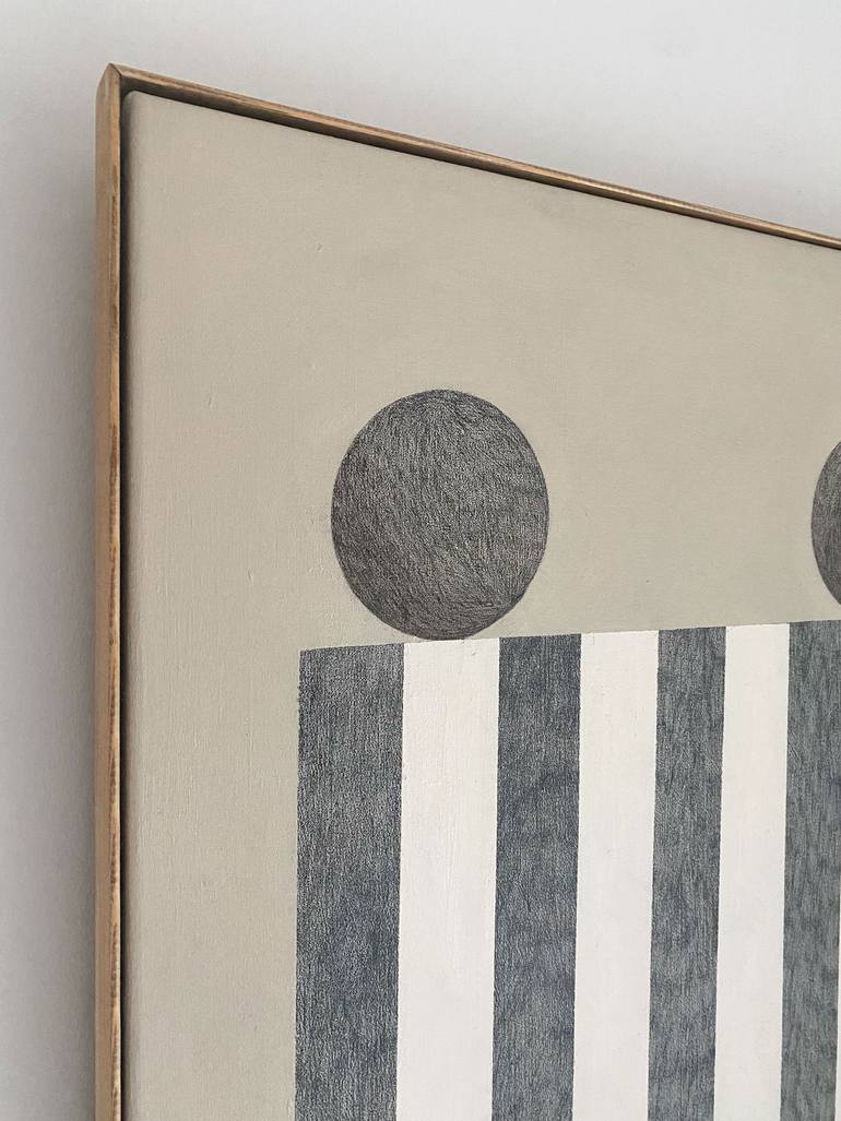 Original Bauhaus Abstract Painting by Aina Melis