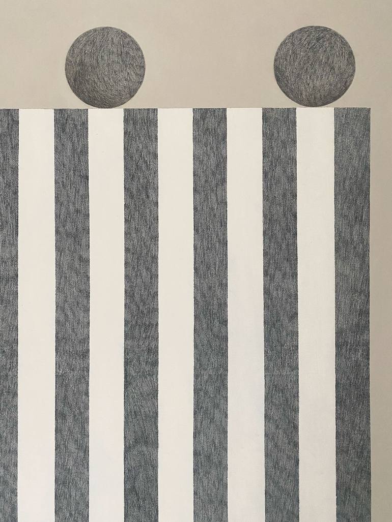 Original Bauhaus Abstract Painting by Aina Melis