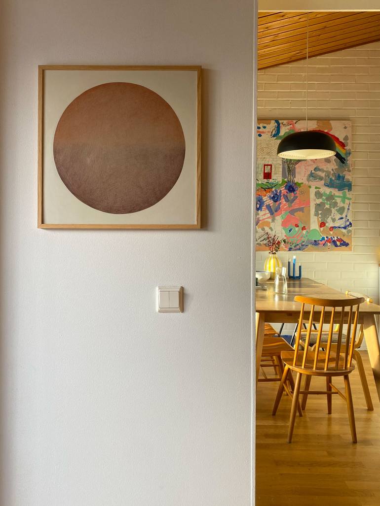 Original Geometric Abstract Mixed Media by Aina Melis