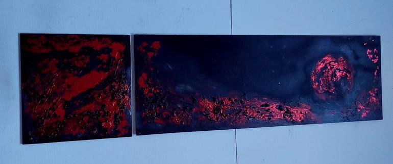 Original Abstract Painting by Vanja Zanze