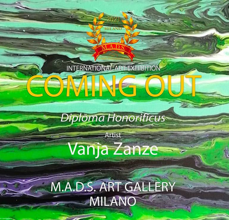 Original Abstract Painting by Vanja Zanze