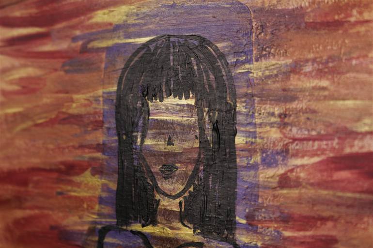 Original Conceptual People Painting by Ife Olusegun