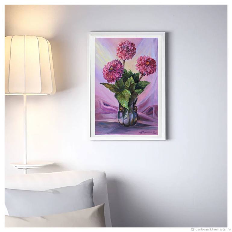 Original Fine Art Floral Painting by Mariia Belianina