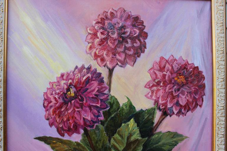 Original Fine Art Floral Painting by Mariia Belianina