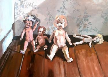 Print of Fine Art Family Paintings by Ieva Zinere