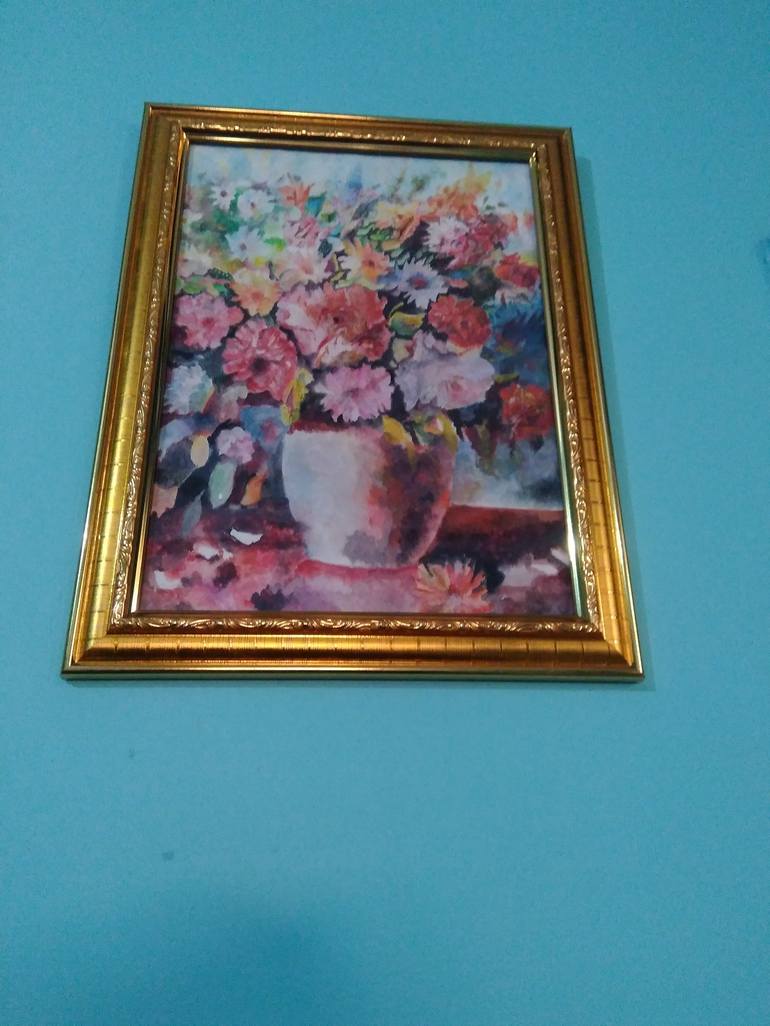 Original Realism Floral Painting by Sudeep Yadav