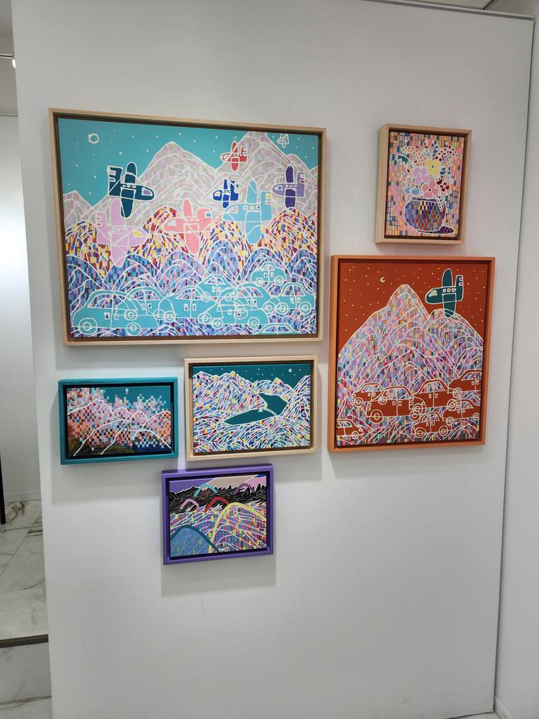 Original Pop Art Car Painting by Hanji Park