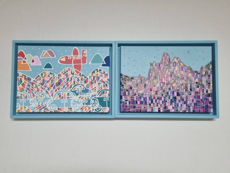 Original Pop Art Car Painting by Hanji Park