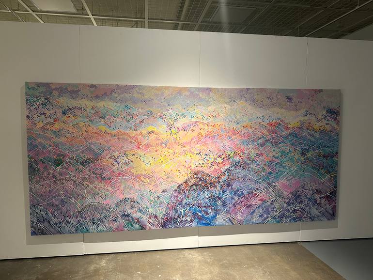 Original Pop Art Nature Painting by Hanji Park