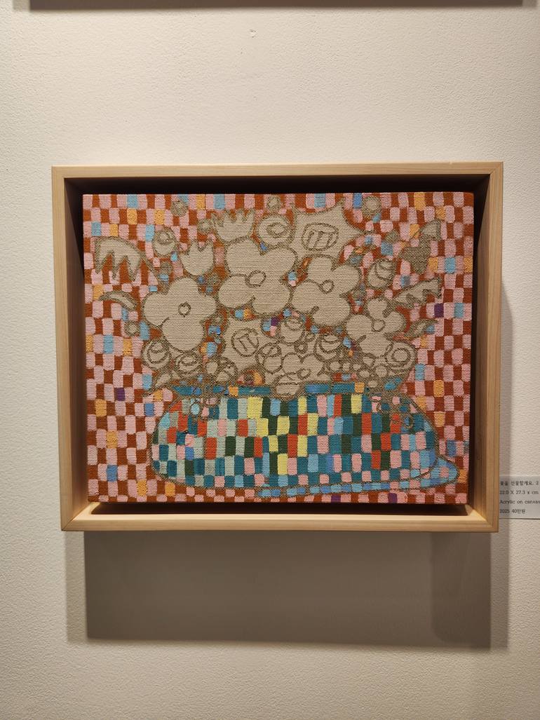 Original Pop Art Nature Painting by Hanji Park