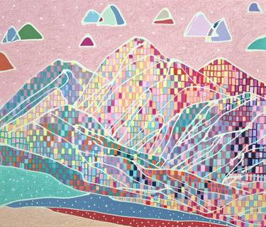 Original Pop Art Nature Painting by Hanji Park