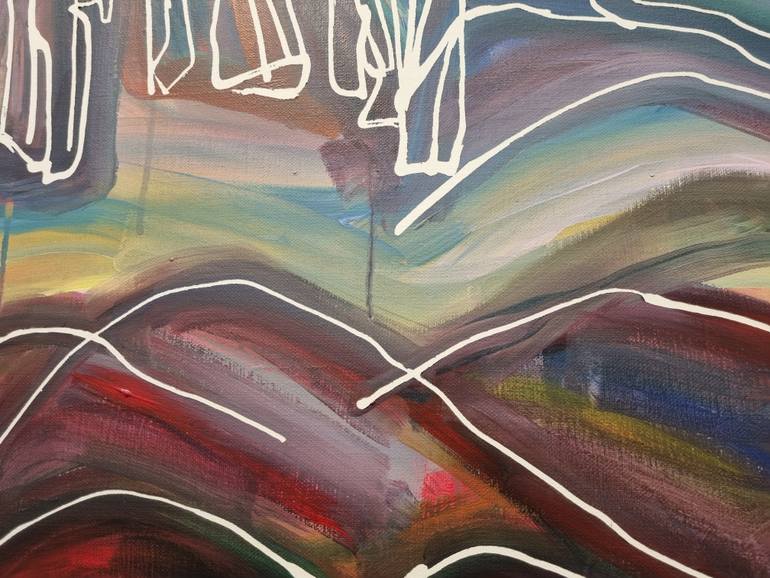 Original Pop Art Nature Painting by Hanji Park