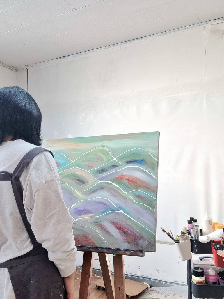 Original Fine Art Nature Painting by Hanji Park