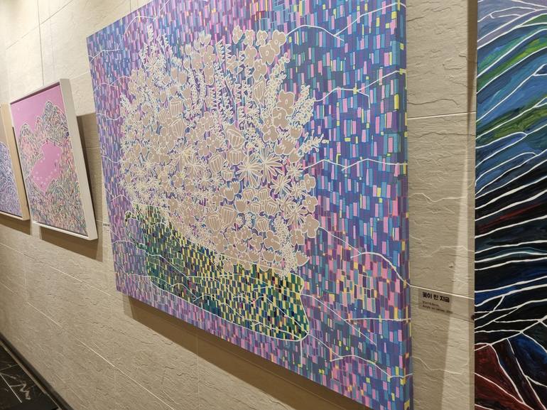 Original Folk Nature Painting by Hanji Park