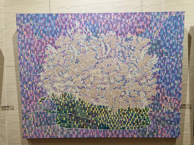 Original Folk Nature Painting by Hanji Park