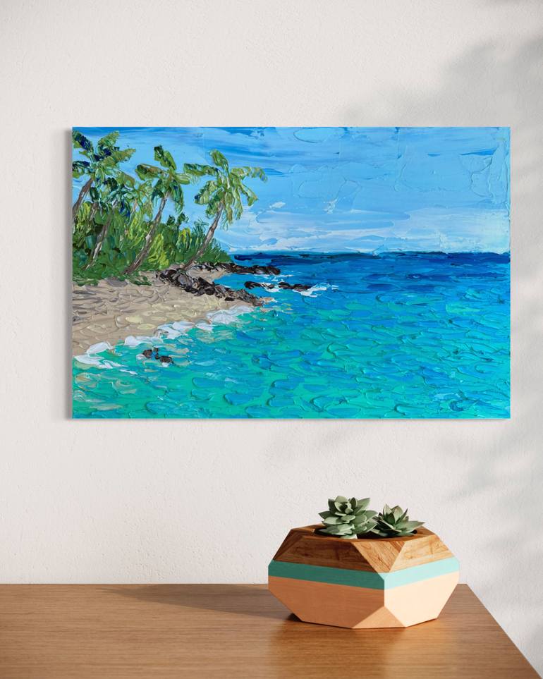 Original Expressionism Landscape Painting by Guzaliya Xavier