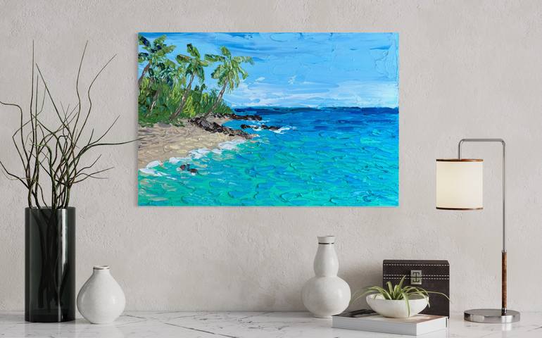 Original Expressionism Landscape Painting by Guzaliya Xavier