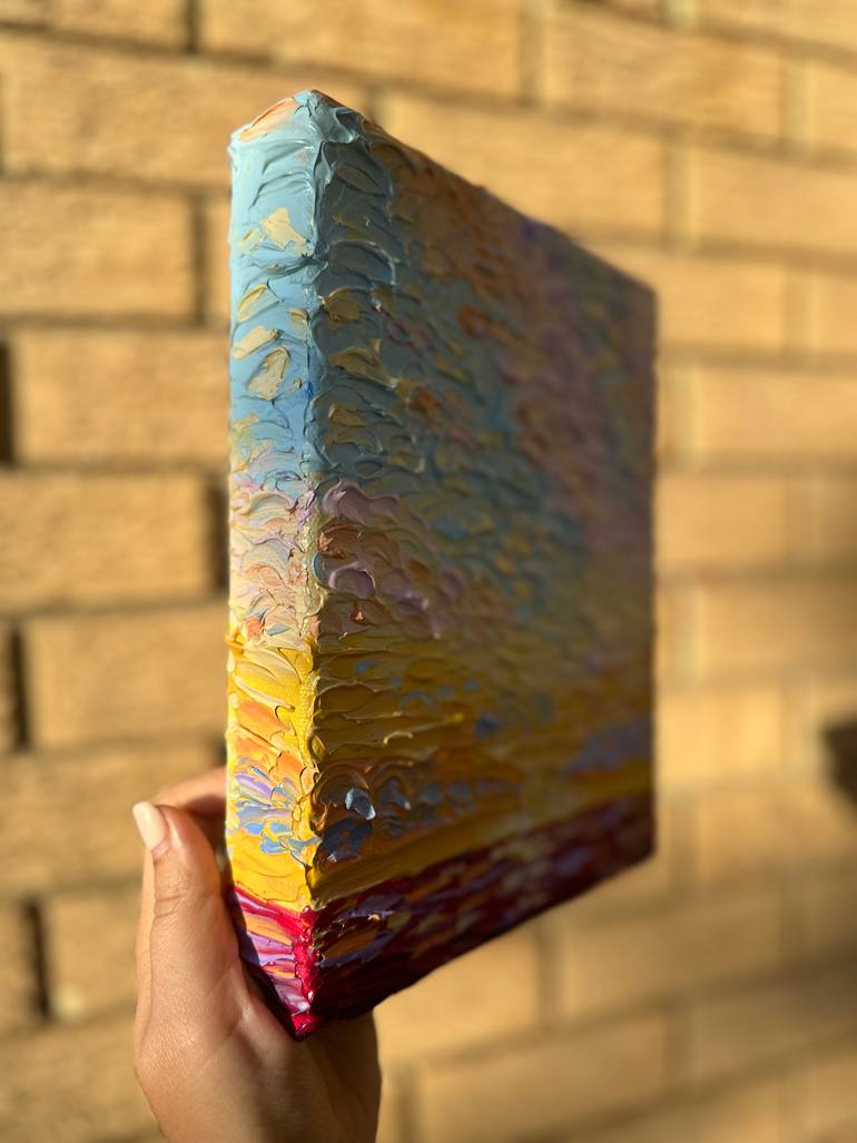 Original Impressionism Seascape Painting by Guzaliya Xavier