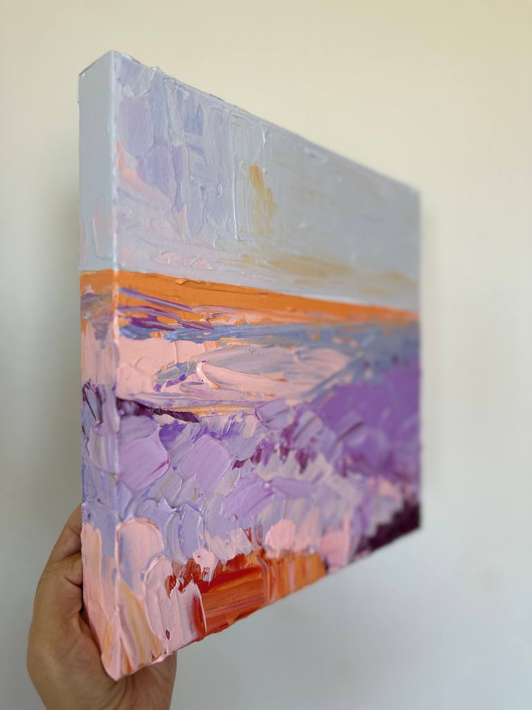 Original Impressionism Seascape Painting by Guzaliya Xavier