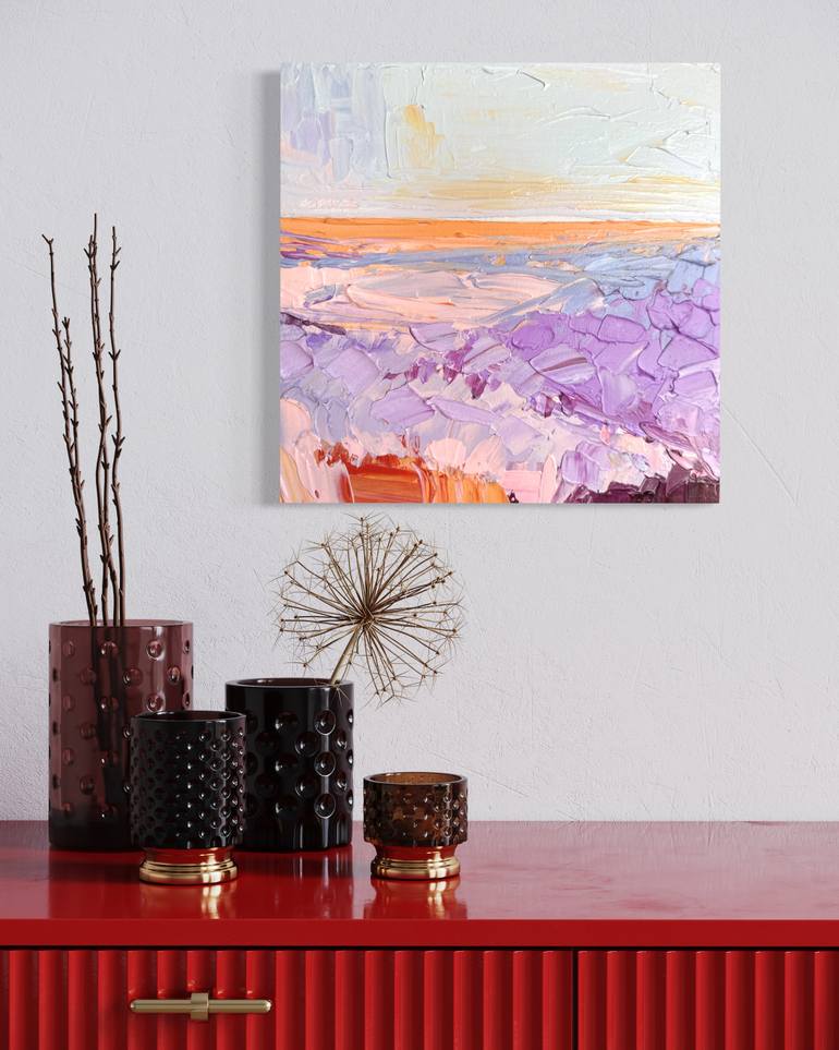 Original Impressionism Seascape Painting by Guzaliya Xavier