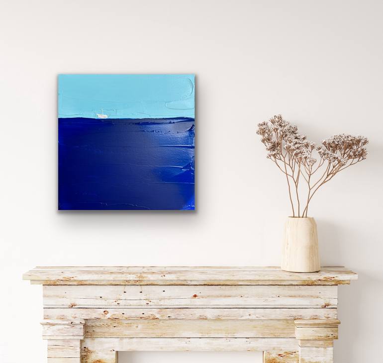 Original Impressionism Seascape Painting by Guzaliya Xavier