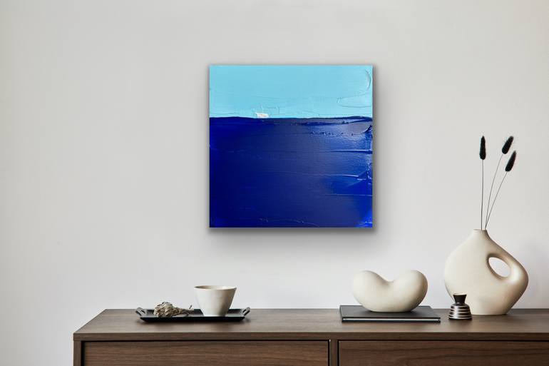 Original Impressionism Seascape Painting by Guzaliya Xavier