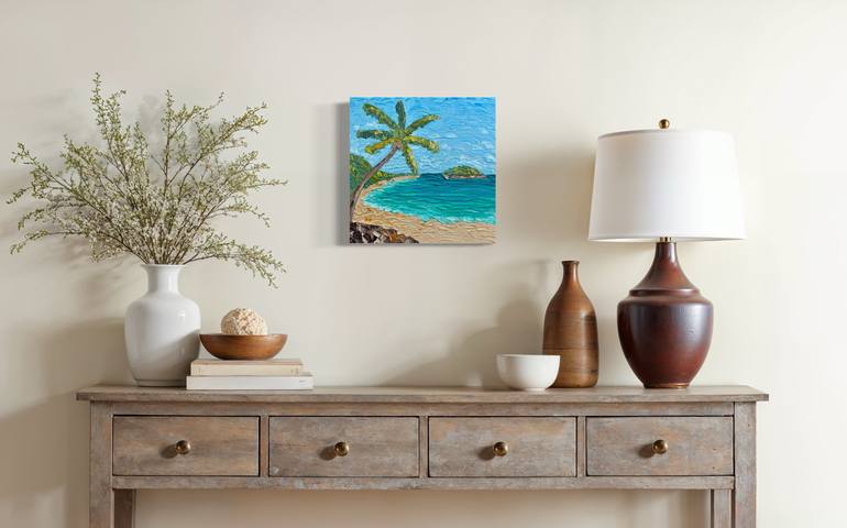 Original Impressionism Seascape Painting by Guzaliya Xavier
