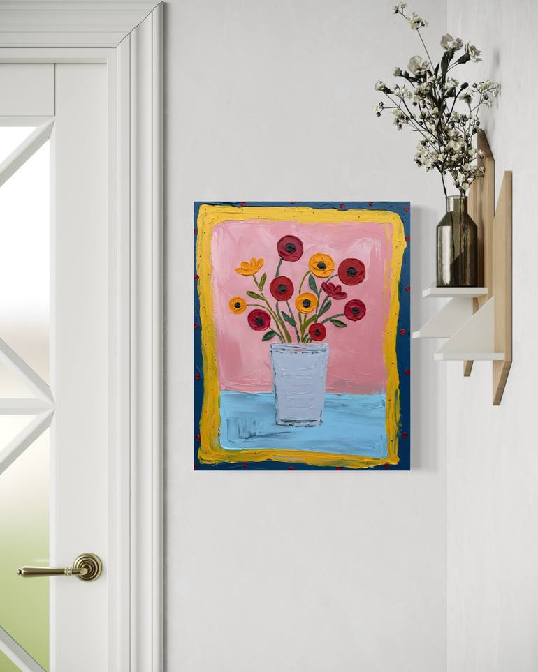 Original Conceptual Still Life Painting by Guzaliya Xavier