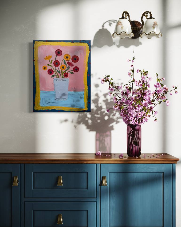 Original Conceptual Still Life Painting by Guzaliya Xavier