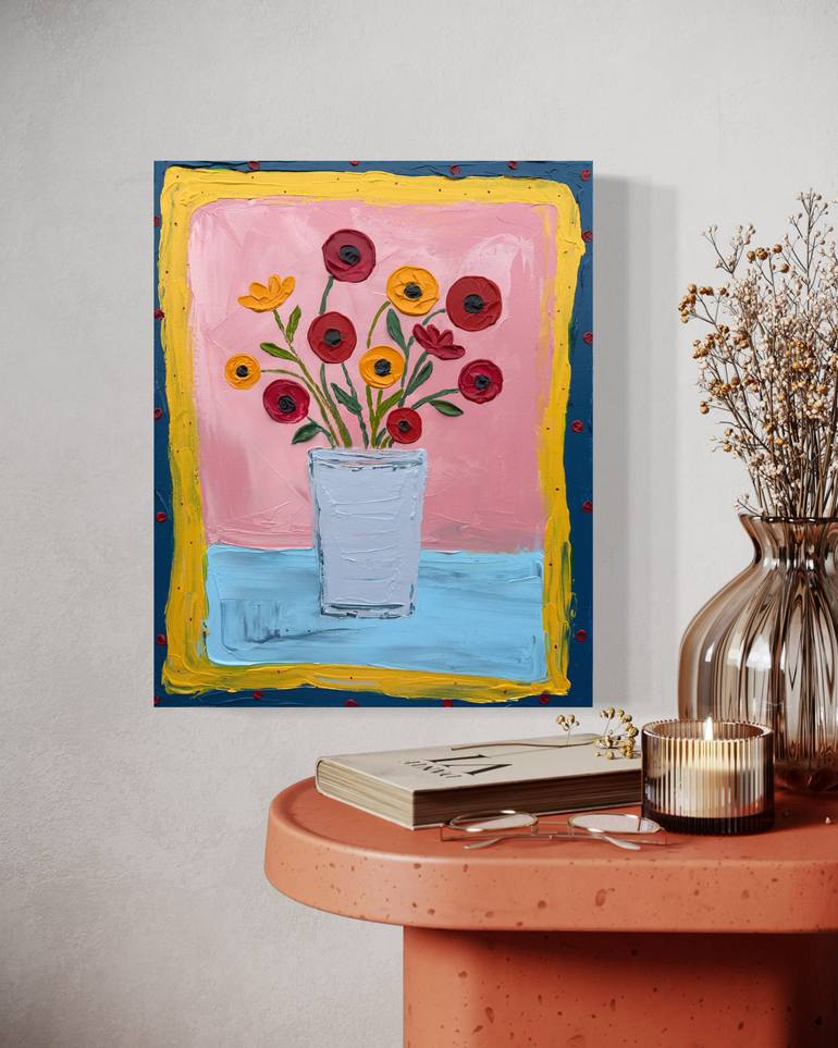Original Conceptual Still Life Painting by Guzaliya Xavier