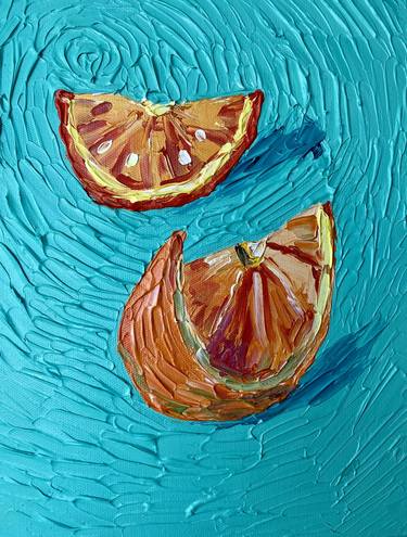 Original Impressionism Food Paintings by Guzaliya Xavier