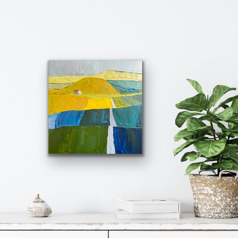 Original Expressionism Landscape Painting by Guzaliya Xavier