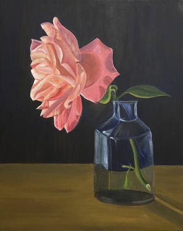 Original Realism Floral Paintings by Guzaliya Xavier