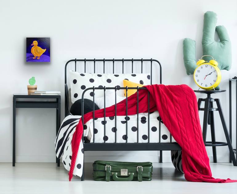 Original Expressionism Animal Painting by Guzaliya Xavier