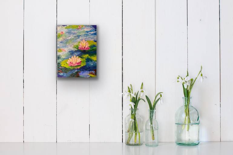 Original Floral Painting by Guzaliya Xavier