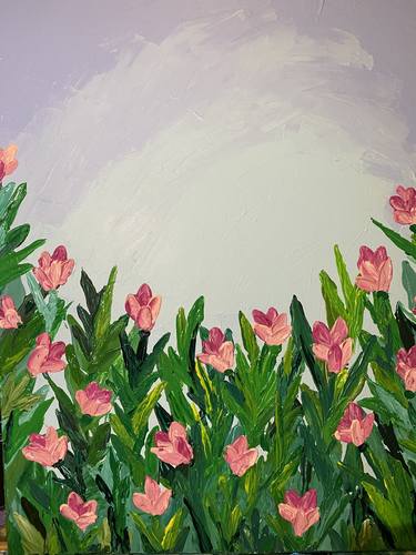 Original Floral Paintings by Guzaliya Xavier